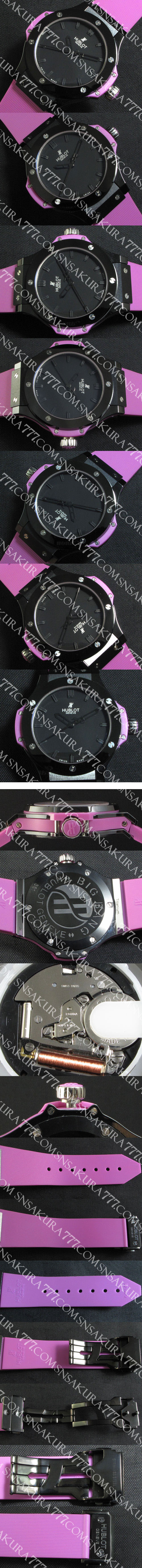有名ブランド HUBLOTビッグバン  ユニセックス スイス RONDA クォーツムーブメント