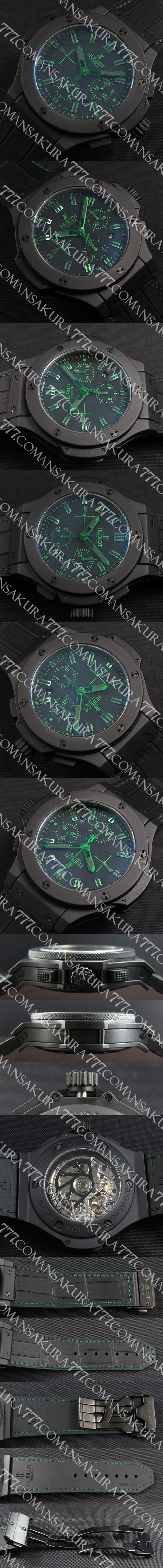 ウブロ ビッグバン コピー時計 S/S, Asian 7750 ムーブ搭載