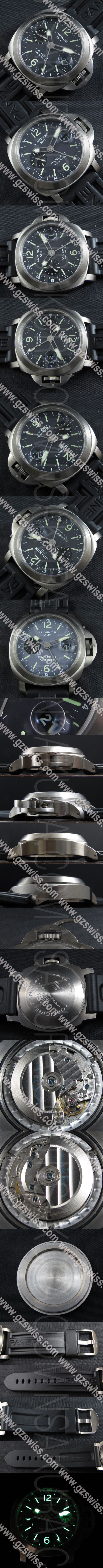機能性良いPANERAI コピー LUMINOR GMT レプリカ時計 日常生活防水 夜光