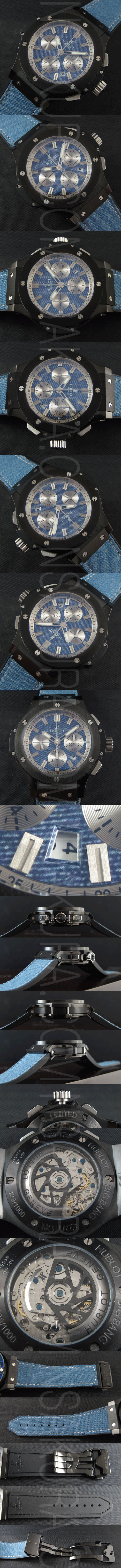 好評人気 HUBLOTコピー ビッグバン レプリカ時計 Asian7750搭載 自動巻き カレンダー