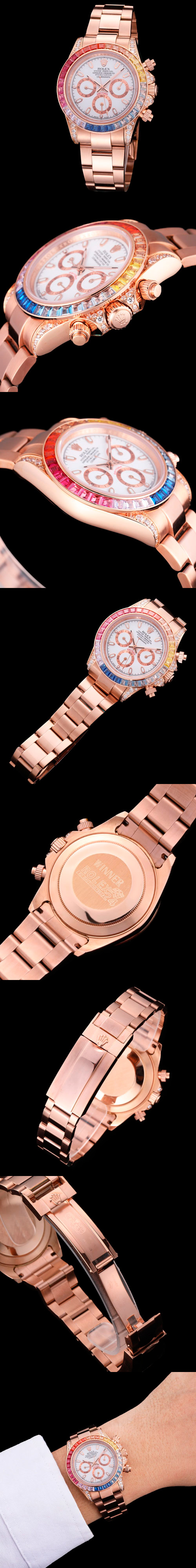 ロレックスBASELWORLD2018新作コスモグラフ デイトナ 116595RBOW激安腕時計