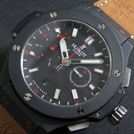 便利な買い物 HUBLOT ビッグバンボロ時計 Asian7750搭載 自動巻き 夜光