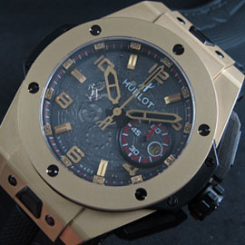 好評人気 HUBLOT ビッグバン フェラーリ レプリカ通販 自動巻き カレンダー