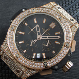 素敵なHUBLOT ビッグバン スーパーコピー時計 クォーツムーブ搭載 クロノグラフ