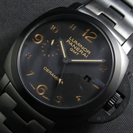 楽しい買い物 PANERAI  LUMINOR GMT PAM438 Asain 21600振動 自動巻き 日付表示