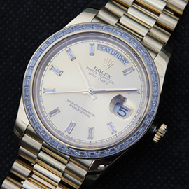 ロレックスデイデイト II 防水腕時計【重量約：115g、ケース直径：約38mm】
